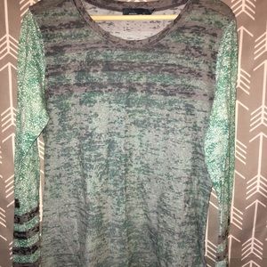 PrAna Women’s striped burnout shirt, XL